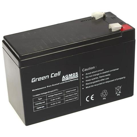 Agm05 Batteria Ups Acido Piombo [vrla] 12 V 7,2 Ah (Agm Vrla 12v 7.2ah Maintenance-free Battery Fo - Foto 7