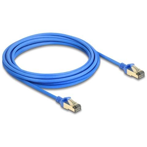 Cavo di rete RJ45 Cat. 8.1 F /FTP sottile da 5 m blu - Foto 2