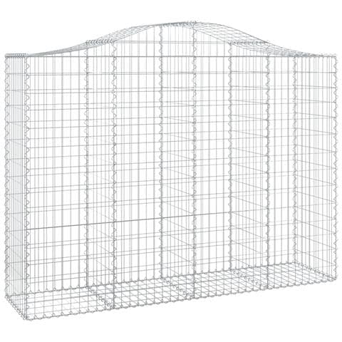 Cesto Gabbione Ad Arco 200x50x140/160 Cm Ferro Zincato - Foto 1