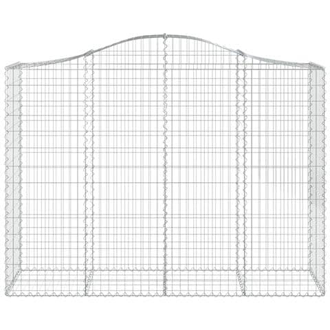 Cesto Gabbione Ad Arco 200x50x140/160 Cm Ferro Zincato - Foto 2