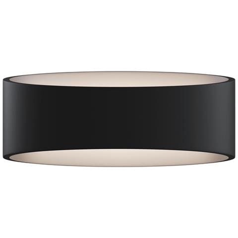 Applique Da Parete Moderno Trame Metallo Nero Luce Led Integrato 6w - Foto 1