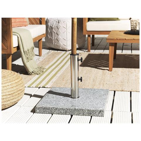Base Per Ombrellone Granito Grigio 45 X 45 Cm Ceggia - Foto 1