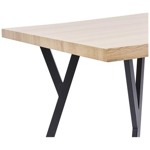 Tavolo Da Pranzo Legno Chiaro 180 X 90 Cm Alton - Foto 7