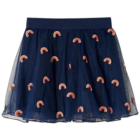 Gonna Da Bambina Con Tulle Blu Marino 104 - Foto 1