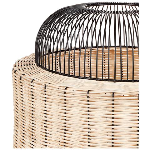 Lampada Da Tavolo Tanganyika Rattan Naturale - Foto 2