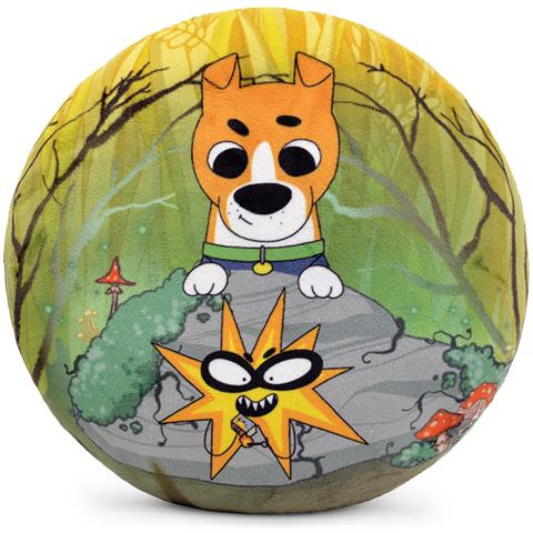 Patron The Dog And Bubuh (cartone Animato) - Cuscino Decorativo - Foto 1