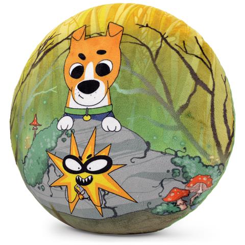 Patron The Dog And Bubuh (cartone Animato) - Cuscino Decorativo - Foto 5