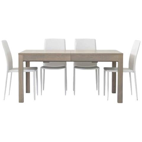 Tavolo Moderno Allungabile Rovere Grigio L. 160 P. 90 H. 76 - Foto 1