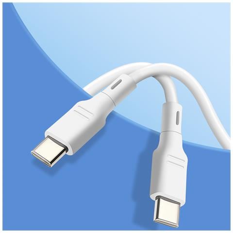 Cavo Usb-c 60w Ricarica E Sincronizzazione Rapida, Bianco - Foto 5