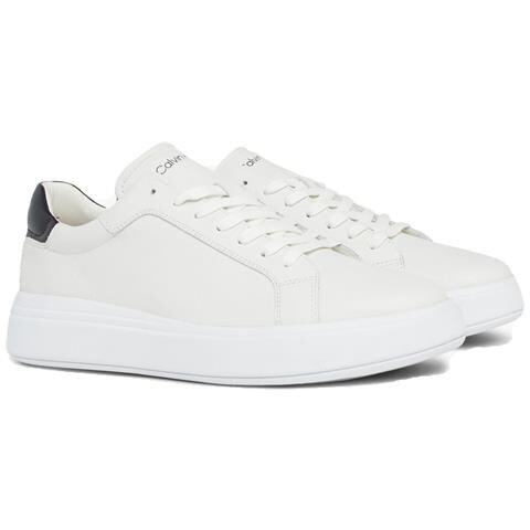 Low Top Sneakers Pelle Scarpe Uomo Bianco Eu 43, Hm0hm01016 0k9 - Foto 1