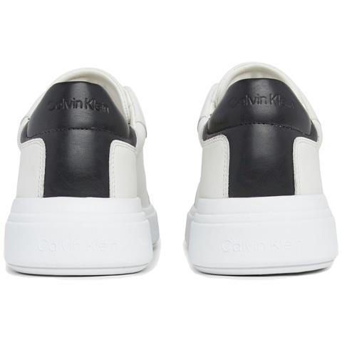 Low Top Sneakers Pelle Scarpe Uomo Bianco Eu 43, Hm0hm01016 0k9 - Foto 3