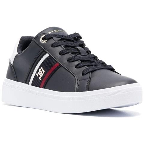 Corp Webbing Sneaker Sneakers Pelle Scarpe Donna Blu Eu 36, Fw0fw07379 Dw6 - Foto 1