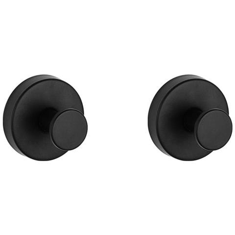 Ganci A Ventosa (confezione Da 2) - Forte Tenuta Per Specchi E Altro Black - Foto 1