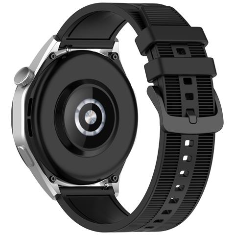 Cinturino Per Orologio In Silicone Da 22 Mm Per Huawei Watch Gt4 Black - Foto 2