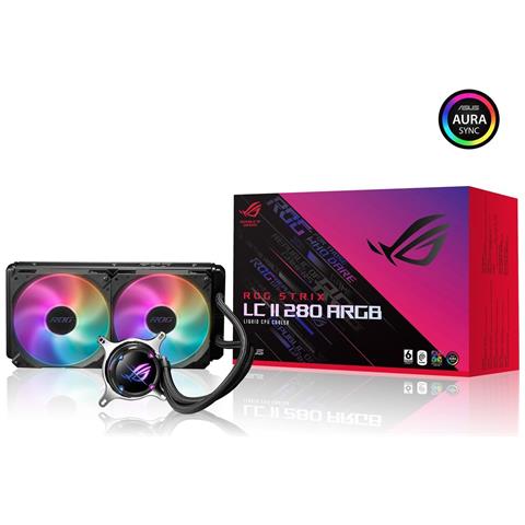 ROG STRIX LC II 280 ARGB Processore Dissipatore a Liquido All-In-One 14 cm Nero 1 Pezzo - Foto 1