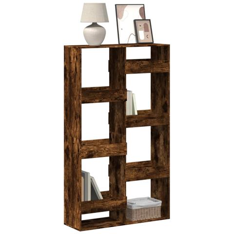 Libreria Rovere Fumo 100x33x175 Cm In Legno Multistrato - Foto 1