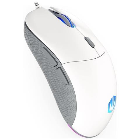 GEM mouse Gaming Ambidestro USB tipo-C Ottico 8000 DPI - Foto 1