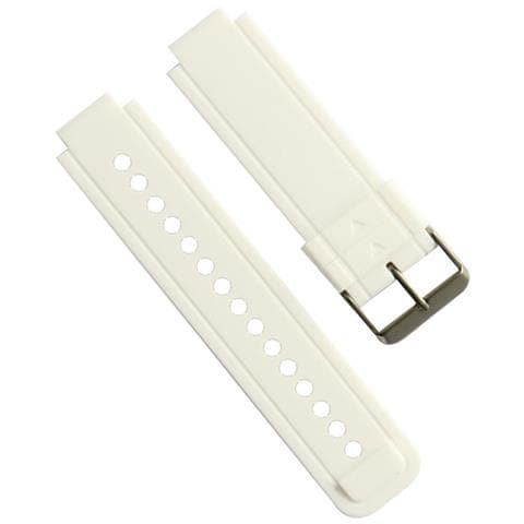 Cinturino Per Orologio In Silicone Bianco Per Smartwatch Garmin Vivoactive Acetate - Foto 2