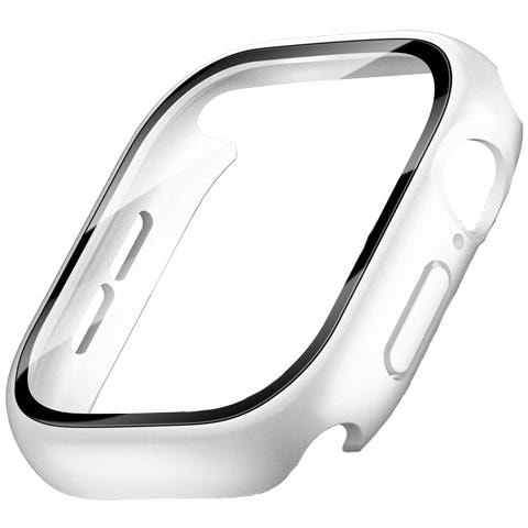 Elegante Custodia Per Pc Argentata Con Vetro Temperato Per Apple Watch 40 Mm - Foto 2
