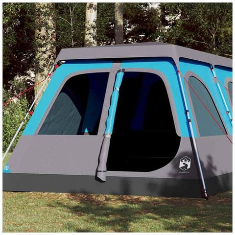 Tenda Familiare a Cupola 10 Persone Blu a Rilascio Rapido - Foto 1