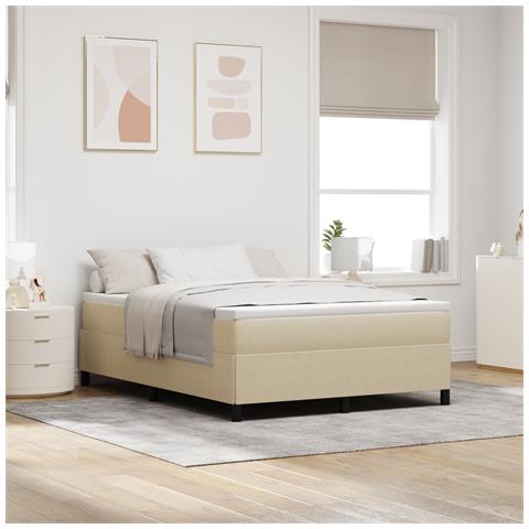 Struttura Letto Verde Chiaro Grigio 160x200 cm Tessuto in Velluto a Coste - Foto 2