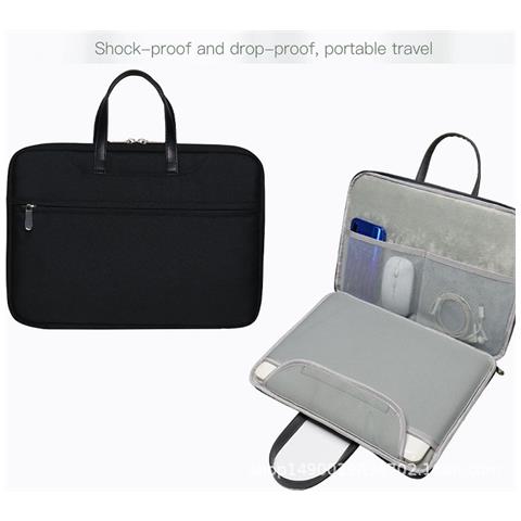 Custodia Per Laptop A 180 Gradi, Protezione Resistente All'acqua Black S - Foto 2