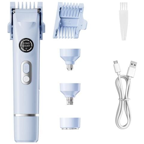 Epilatore Multifunzione 4 In 1: Rasoio Elettrico Per Donna, Rifinitore Per Sopracciglia E Naso Blue - Foto 1