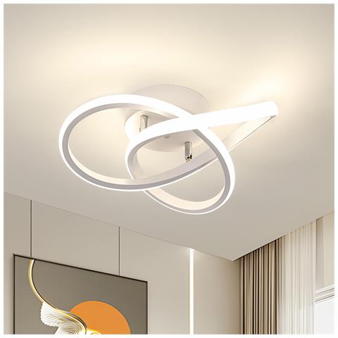 Plafoniera Led Comely 30w 3300 Lm 4500k Argento 30x30x10 Cm - Foto 2