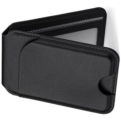 Portacarte Magnetico Magsafe Universale Con Supporto Rotante - Compatibile Con Iphone E Android Black - Foto 2