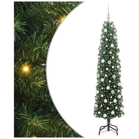 Albero di Natale artificiale con 300 LED Verde 180 cm - Foto 1