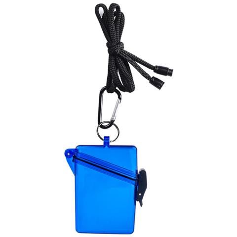 Portasigarette E Porta Carte In Acrilico Sigillato Slim - Formato Tascabile Blue - Foto 1