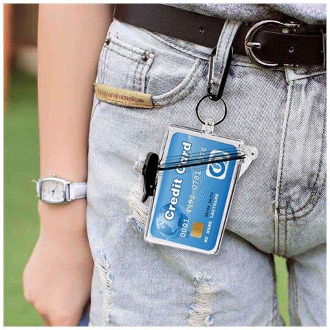 Portasigarette E Porta Carte In Acrilico Sigillato Slim - Formato Tascabile Blue - Foto 7