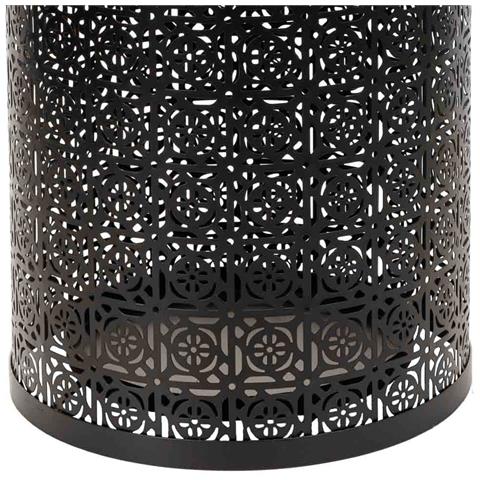 Portaombrelli Tondo In Ferro Battuto Nero 24x24x45h Cm - Foto 5