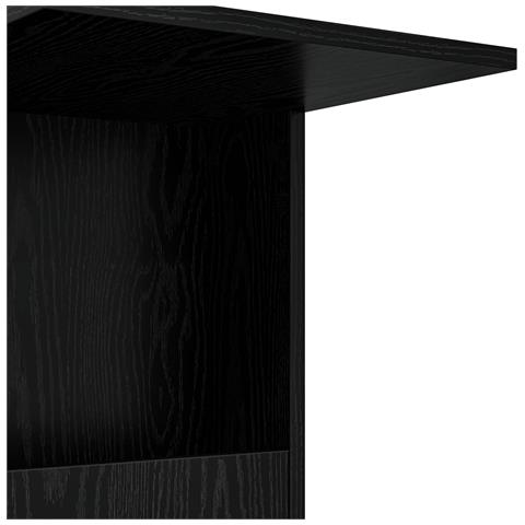 Tavolo laterale Rovere Nero 40 x 35 x 60 cm Legno multistrato - Foto 9