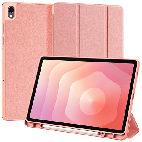 Cover per Galaxy Tab S11 - Pelle /PU, Rosa - Foto 1