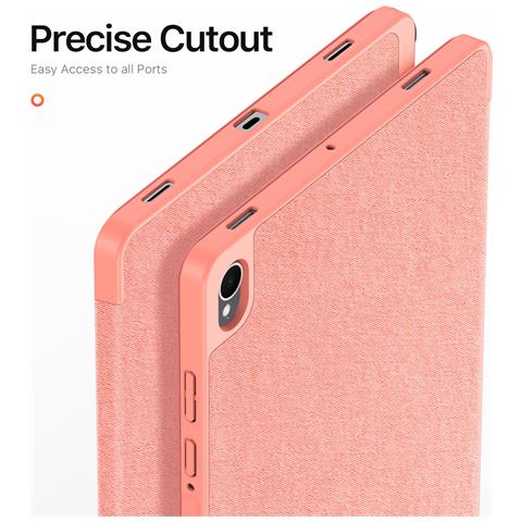 Cover per Galaxy Tab S11 - Pelle /PU, Rosa - Foto 4