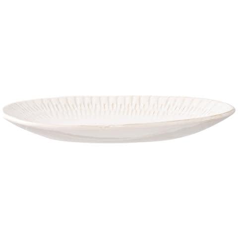 Vassoio Brenda-bianco-ceramica-30,5x20,3x3,8 Cm - Foto 1