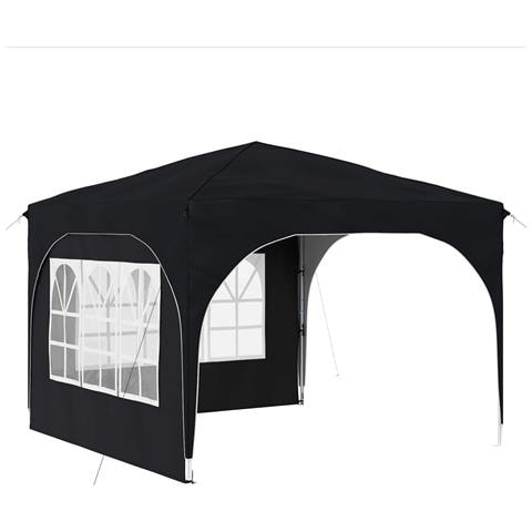 Tenda per feste a pop-up 290 x 290 x 245 cm Antracite - Foto 1