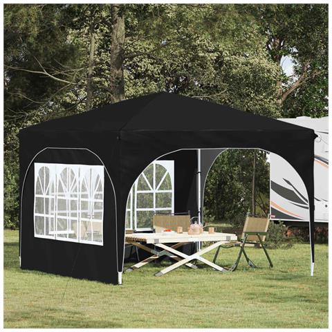 Tenda per feste a pop-up 290 x 290 x 245 cm Antracite - Foto 2