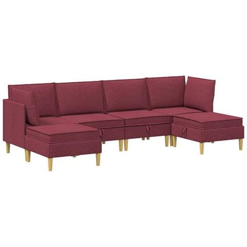 Set di divani modulari con spazio di archiviazione 6 pcs - Foto 1