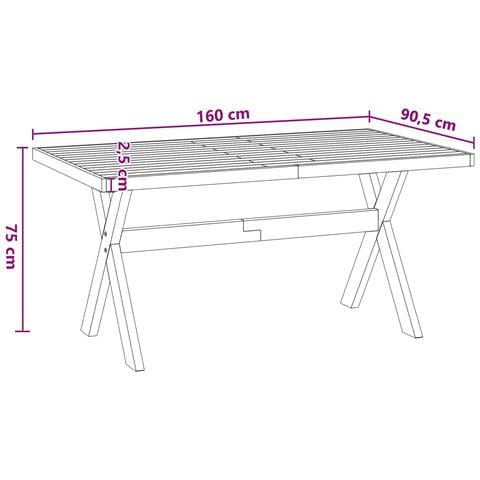 Tavolo da pranzo NOAIN 160 cm Legno Massello di Pino Nero - Foto 9
