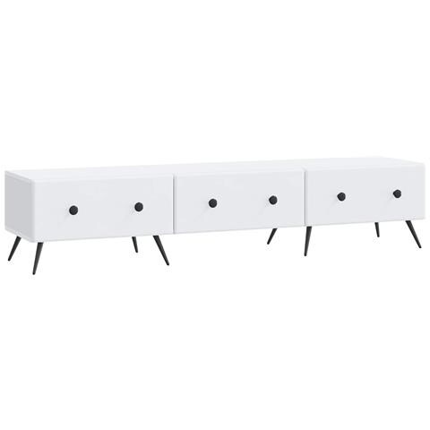Mobile TV Bianco 147 x 34,5 x 30 cm Legno ingegnerizzato - Foto 1
