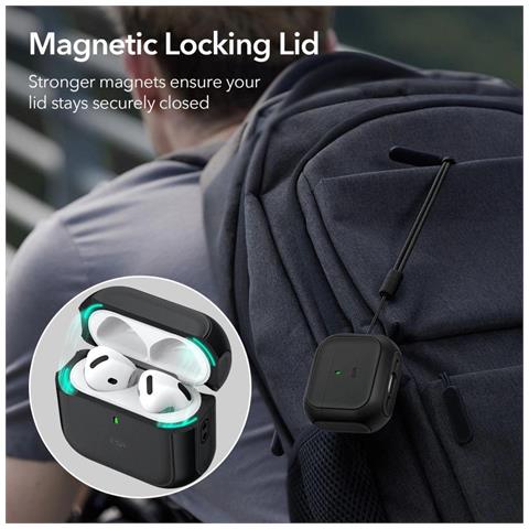 Custodia Apple Airpods 4"", Nera. - Foto 3