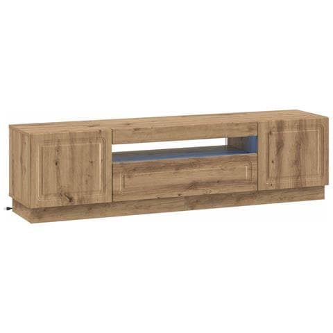 Mobile TV LED Rovere Artigianale Legno ingegnerizzato - Foto 1