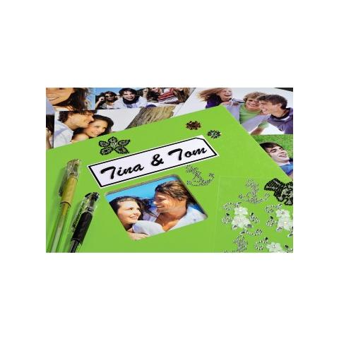 Fine Art spirale kiwi 28x24 50 pagine nere 113682 - Foto 7