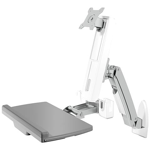 IB-MS600-W 24" Grigio, Argento, Bianco supporto da parete per tv a schermo piatto - Foto 3