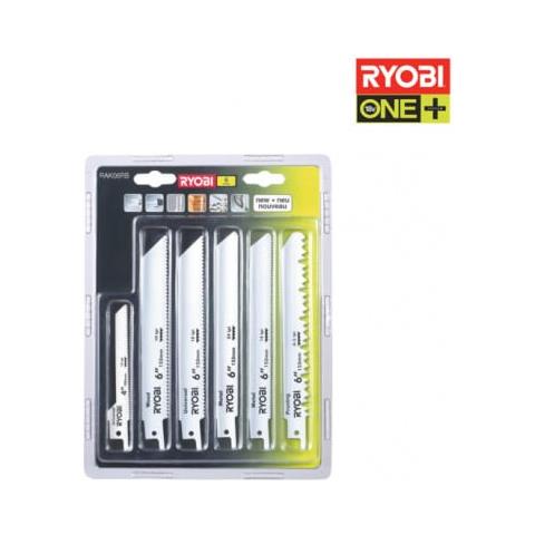 Confezione Da 6 Lame Universali Per Sega Universale Oneplus Ryobi Oneplus Per Legno E Metallo 100/152 Mm Rak06rb - Foto 2