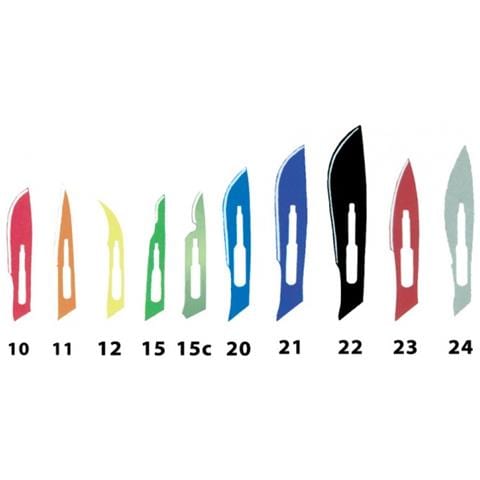 LAME GIMA INOX STERILI N. 24 - Foto 1