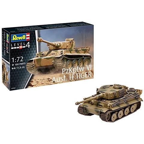 Pzkpfw Vi Ausf. H Tiger 1:72 Model Kit - Foto 1