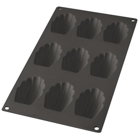Stampo Madeleine 9 Porzioni, Nero - Foto 1